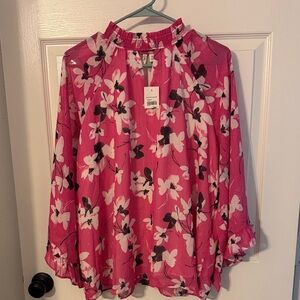Cato Pink Floral Blouse